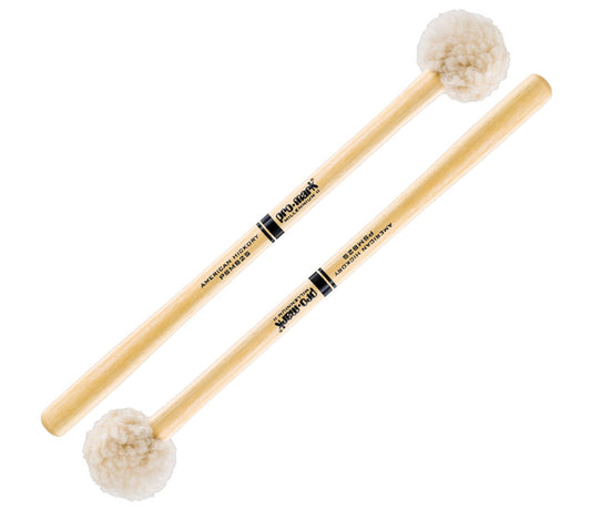 Promark Performer Series Soft Bass Drum Mallet PSMB2S, Promark, Drumsticks & Mallets, Mallets, Hickory, 14.75" x 2.5", Accessories