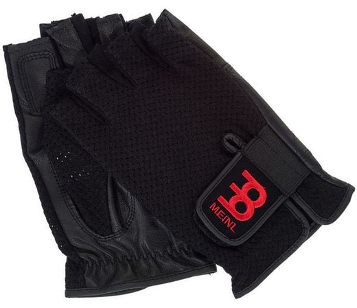 Meinl Fingerless Gloves X-Large, Meinl Percussion, Drum Gloves, Leather, X Large