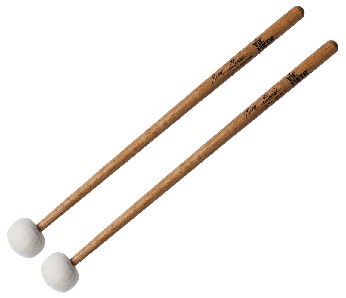 Vic Firth Tim Genis - Hard Tonal Timpani Mallets, Vic Firth, Mallets, Wood Core, Drumsticks & Mallets