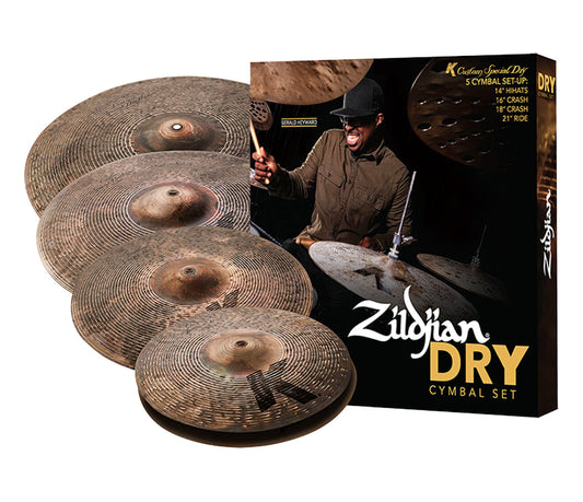 Zildjian K CUSTOM SPECIAL DRY CYMBAL SET (14" HI-HATS, 16" CRASH, 18" CRASH, 21" RIDE)