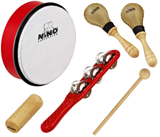 Nino Instrumnt Assortmnt 6pcs, Meinl Percussion, Hand Percussion, 6 Piece