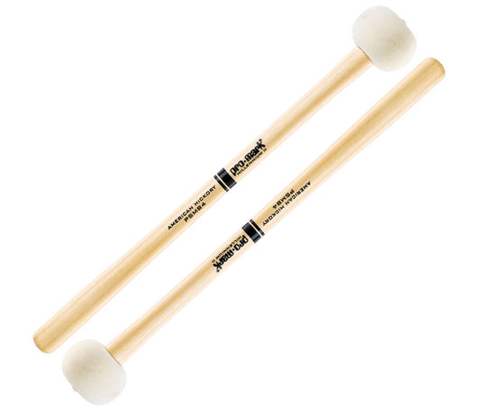 Promark Performer Series Bass Drum Mallet PSMB4, Promark, Drumsticks & Mallets, Mallets, Hickory, 14.75" x 3.25", Accessories