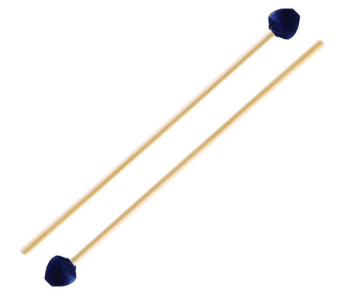Promark Diversity Series "System Blue" Vibraphone Mallet - Medium/Hard, Drumsticks & Mallets, Mallets, Rattan, 18" x 2", Accessories