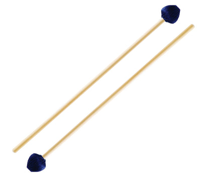 Promark Diversity Series "System Blue" Vibraphone Mallet - Medium/Hard, Drumsticks & Mallets, Mallets, Rattan, 18" x 2", Accessories