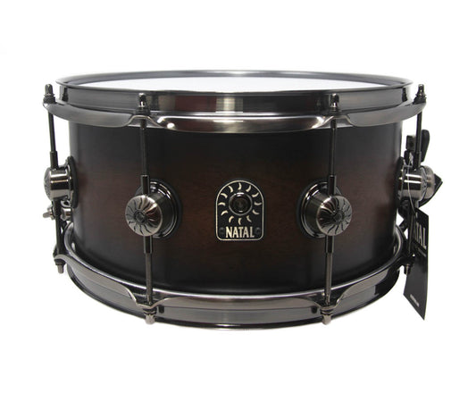 Natal Originals Walnut 14" x 6.5" Snare Drum in Vintage Burst, Natal, Snare Drum, Vintage Burst, Walnut, 13" x 5.5", Drum Lounge