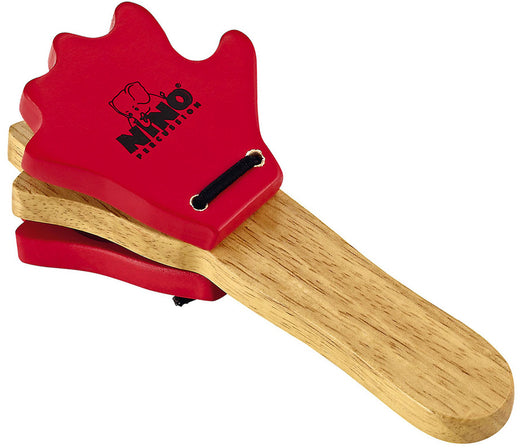 Nino Hand Castanets, Meinl Percussion, Hand Percussion, Red, Wood, Percussion Instruments