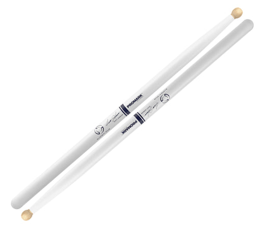 Promark American Hickory Scott Johnson White Marching Drumsticks, Promark, Drumsticks & Mallets, Drumsticks, Hickory, White, Accessories