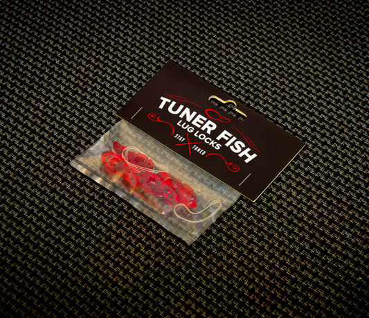 Tuner Fish Lug Locks Red 4 Pack