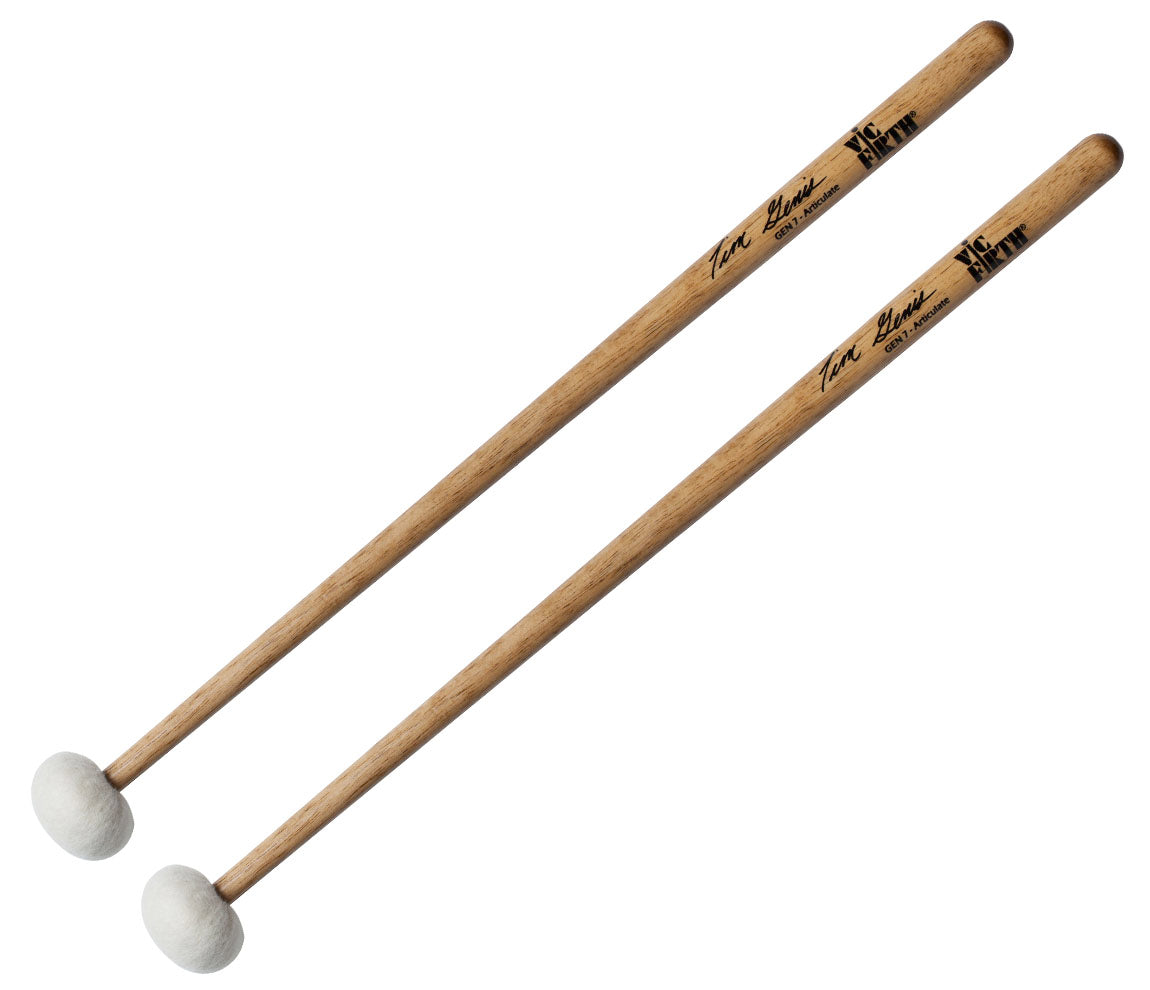 Vic Firth Tim Genis - Articulate Timpani Mallets, Vic Firth, Mallets, Wood Core, Drumsticks & Mallets