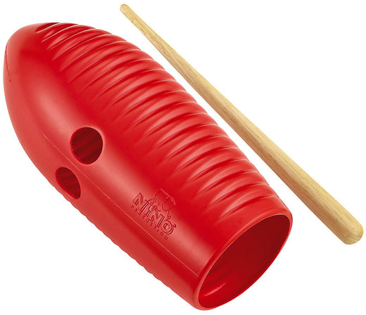 Nino Mini Guiros Red, Meinl Percussion, Hand Percussion, Red, Percussion Instruments
