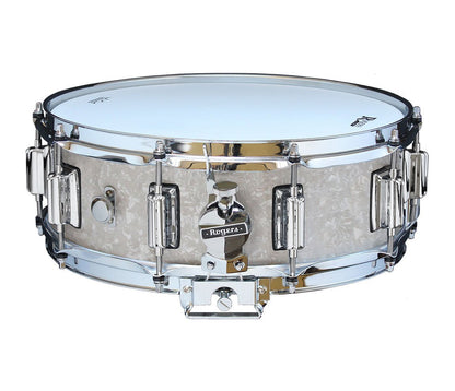 Rogers 14" x 5" Dyna-Sonic Beavertail Lugs Snare Drum - White Marine Pearl