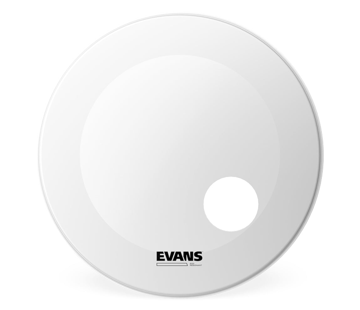 Evans 20" EQ3 Resonant Coated White Bass Drum Head