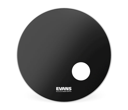Evans 20" Onyx Resonant Bass Drum Head