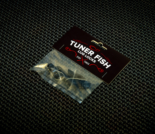 Tuner Fish Lug Locks Black 4 Pack