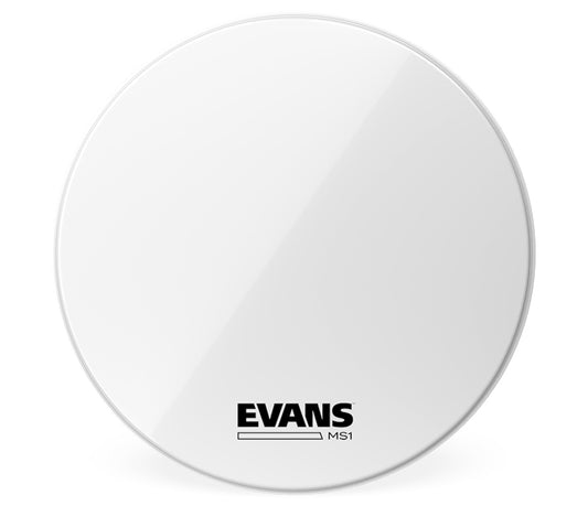 Evans MS1 26" White Marching Bass Drum Head
