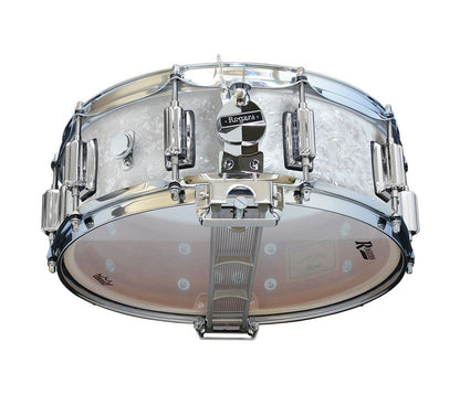 Rogers 14" x 5" Dyna-Sonic Beavertail Lugs Snare Drum - White Marine Pearl