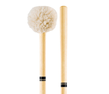 Promark Performer Series Soft Bass Drum Mallet PSMB5S, Promark, Drumsticks & Mallets, Mallets, Hickory, 14.75" x 3.5", Accessories