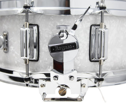 Rogers 14" x 5" Dyna-Sonic Beavertail Lugs Snare Drum - White Marine Pearl
