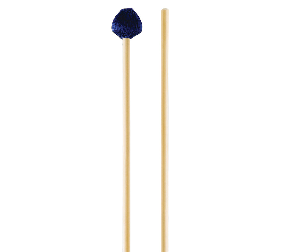 Promark Diversity Series "System Blue" Vibraphone Mallet - Medium/Hard, Drumsticks & Mallets, Mallets, Rattan, 18" x 2", Accessories