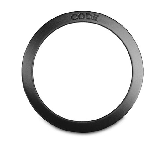 Code 2" Black Port Hole, Code, Drum Heads, 3", Black