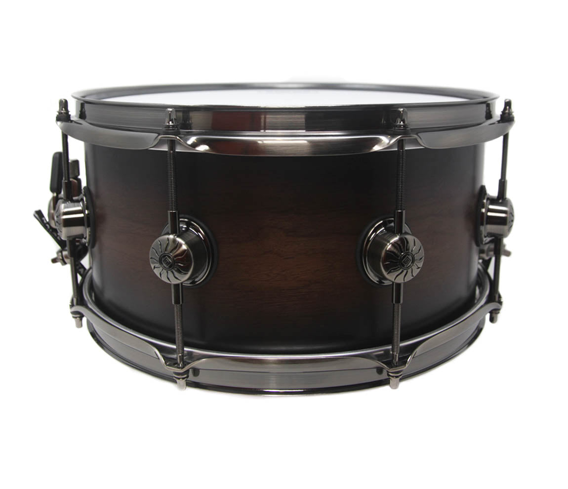 Natal Originals Walnut 14" x 6.5" Snare Drum in Vintage Burst, Natal, Snare Drum, Vintage Burst, Walnut, 14" x 6.5", Drum Lounge