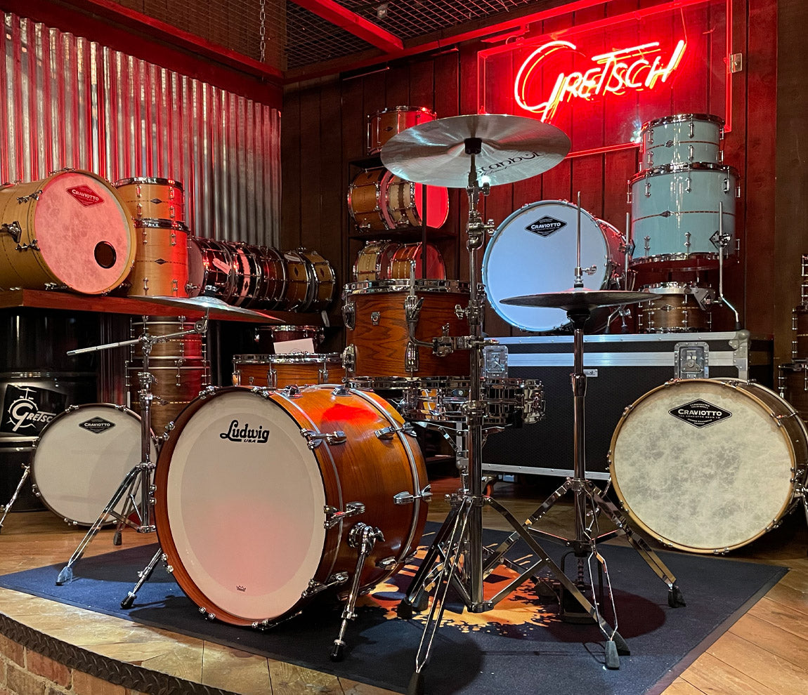 Ex Demo Ludwig Classic Oak 22" Fab Shell Pack In Tennessee Whiskey