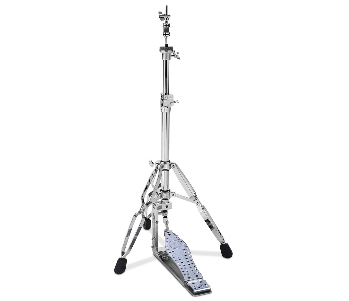 Drum Workshop Machined Direct Drive Hi-Hat Stand, DW Drums, Drum Workshop, Silver, Aluminium 