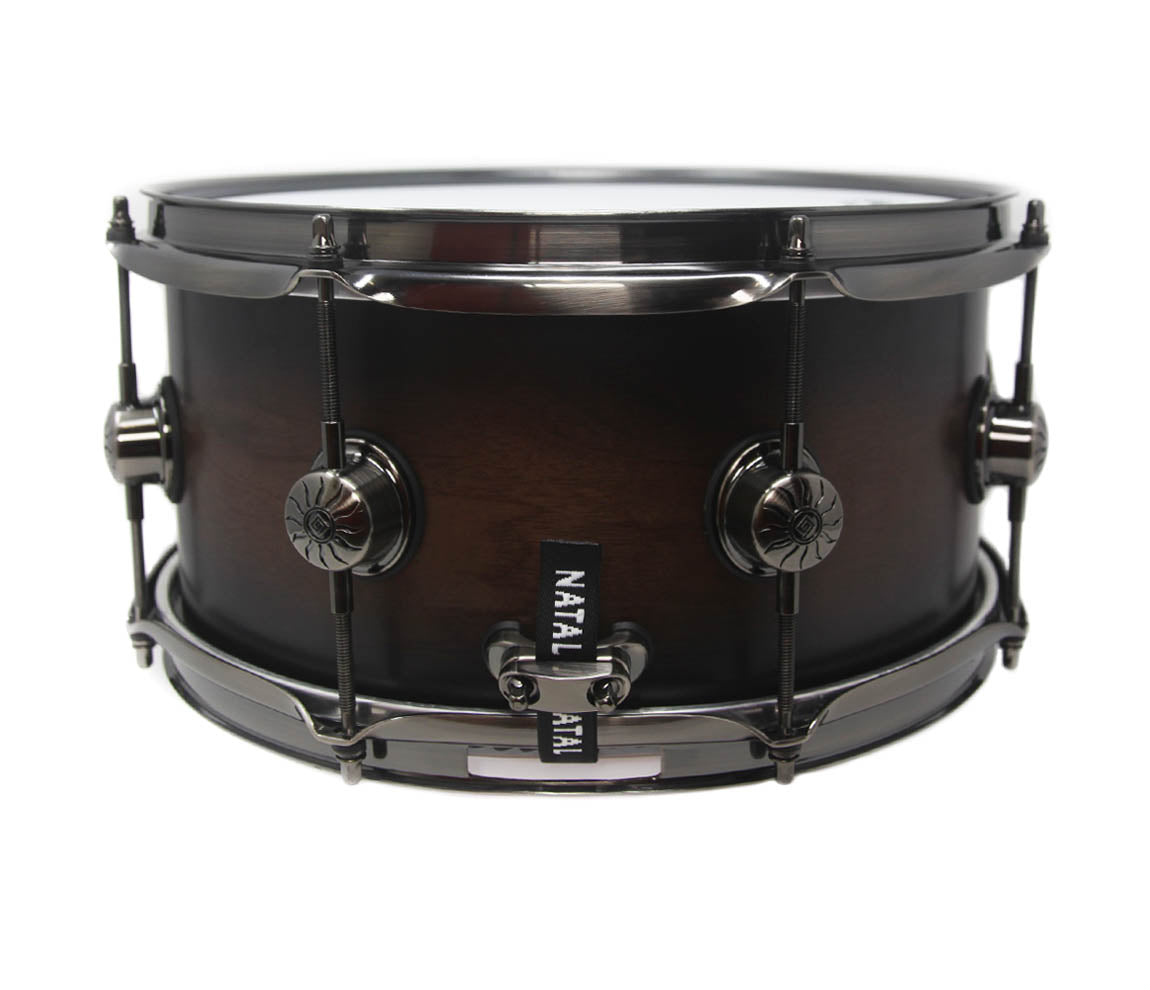 Natal Originals Walnut 14" x 6.5" Snare Drum in Vintage Burst, Natal, Snare Drum, Vintage Burst, Walnut, 14" x 6.5", Drum Lounge