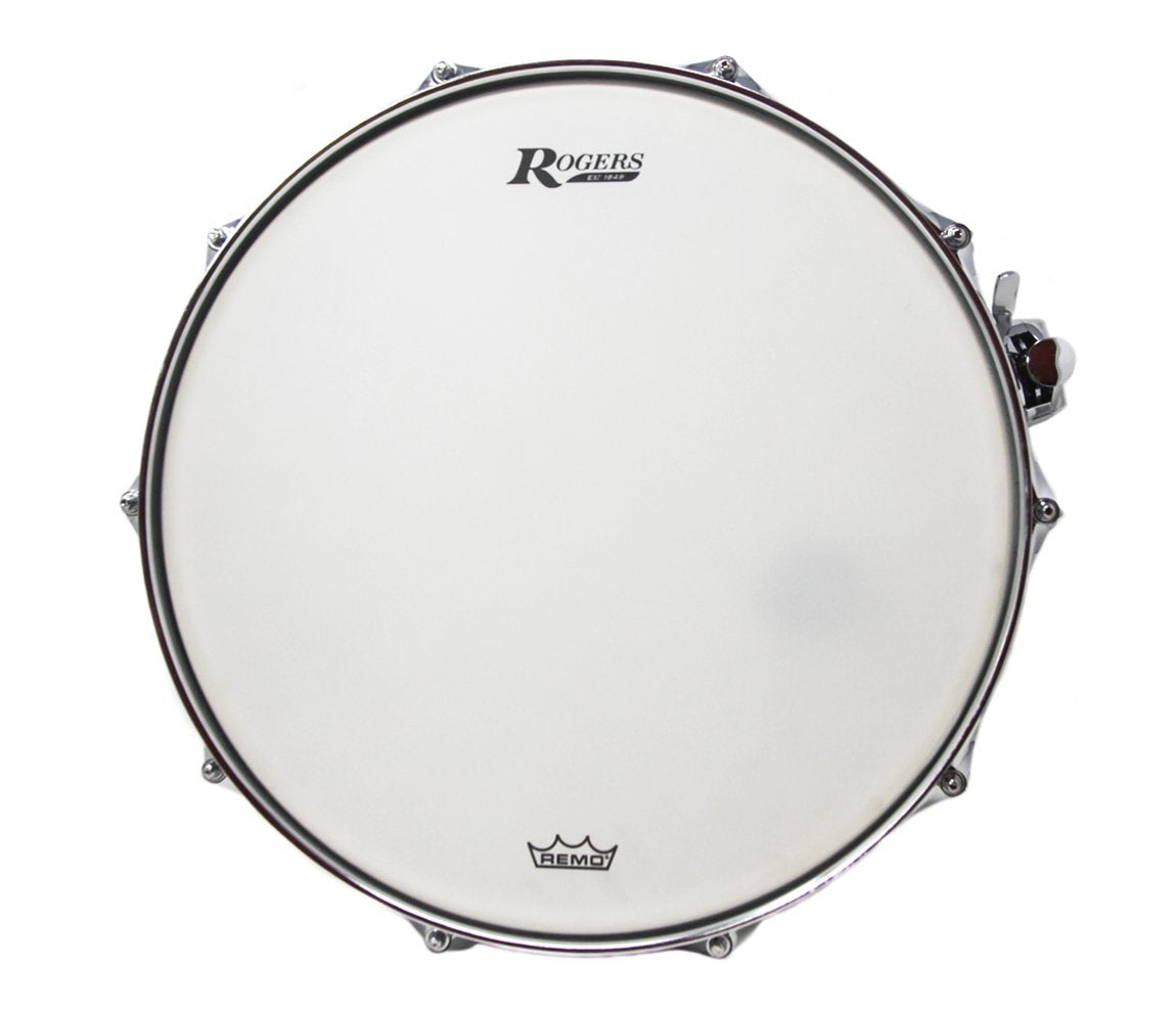Rogers 14" x 5" Dyna-Sonic Beavertail Lugs Snare Drum - White Marine Pearl