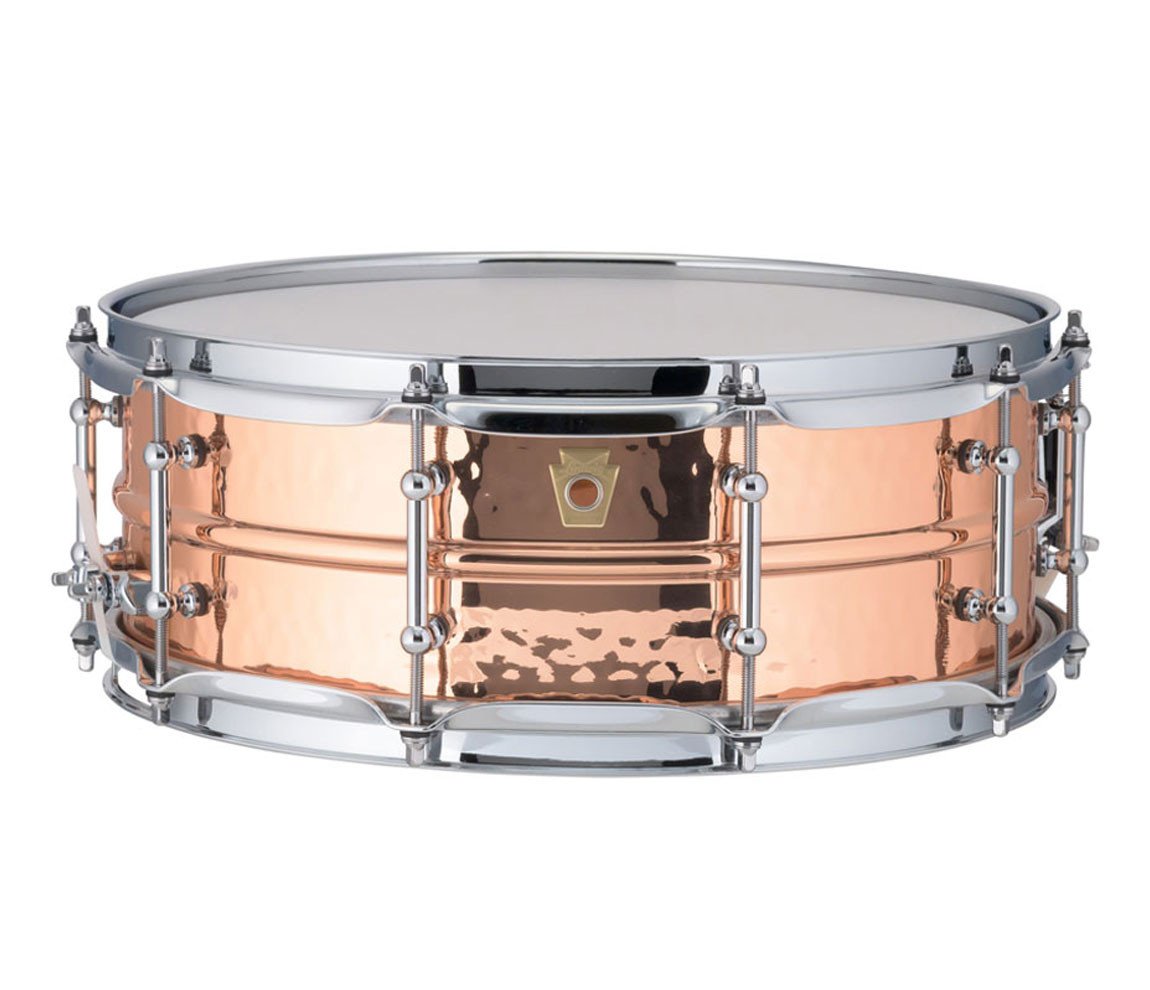 Ludwig Copperphonic 14" x 5" Hammered Snare Drum w/Tube Lugs