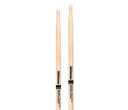 Promark Hickory 747 "The Natural" Wood Tip Drumsticks, Promark, Drumsticks, Hickory, 16.25" x 1.17", Accessories 
