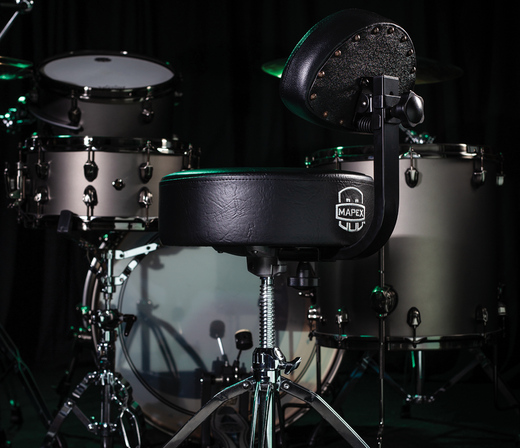 MAPEX T870 ROUND SEAT BACK REST DRUM THRONE Drum Shop