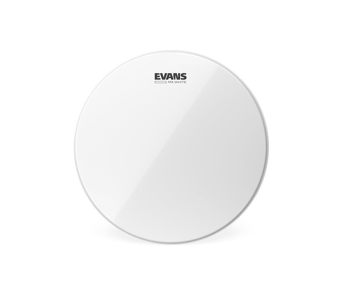 Evans 8" MX White Marching Tenor Head