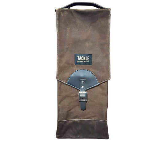 TACKLE WAXED CANVAS COMPACT STICK CASE - BROWN, Tackle Instrument Supply Co, Bags & Cases, Brown