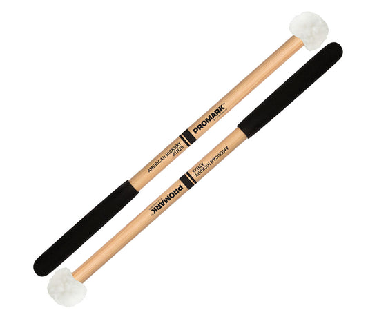 Promark Hickory Shaft Puffy Head Tenor Mallets, Promark, Drumsticks & Mallets, Mallets, Hickory, 18" x 2.5", Accessories
