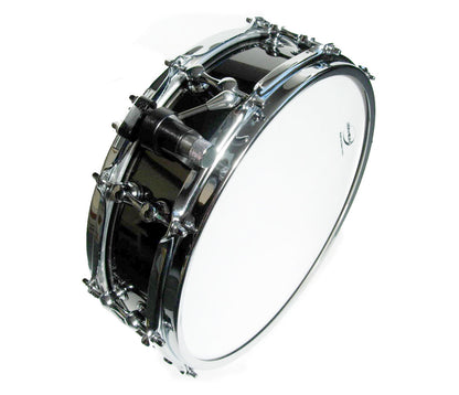 Ahead 14" x 4" Black Chrome on Brass Snare Drum with Trick Strainer, Ahead, Snare Drums, Drum Lounge, 14" x 4", Brass, Black Chrome, Special Order