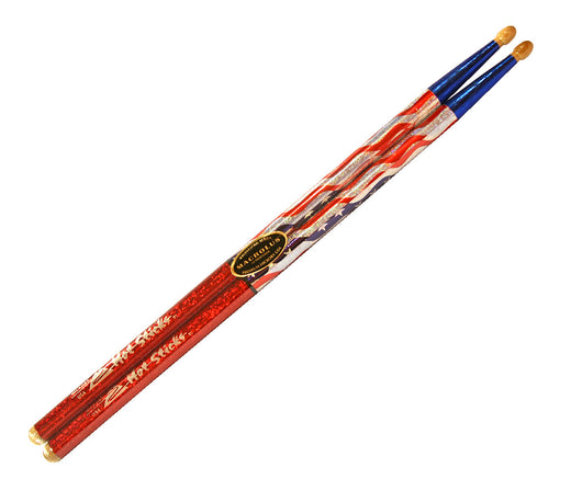 Hot Sticks American Flag Drumsticks Macrolus Series