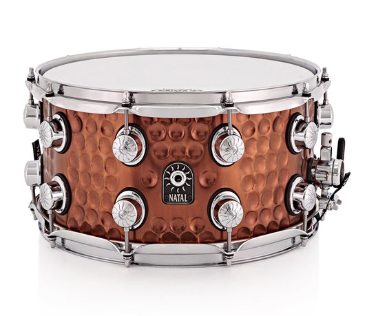 Natal 14" x 7" Hand Hammered Old Bronze Snare Drum