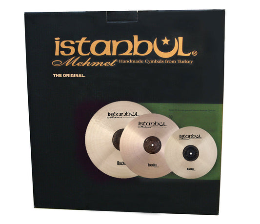 Istanbul Mehmet, BlackBell Box Set, BlackBell Cymbal Set, Cymbal Sets, Cymbal, HH15 C18 R23, Hi Hat 15", Crash 18", Ride 23", Cymbal Bag  