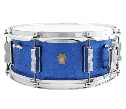 Ludwig Jazz Fest 14" x 5.5" Snare Drum in Blue Sparkle