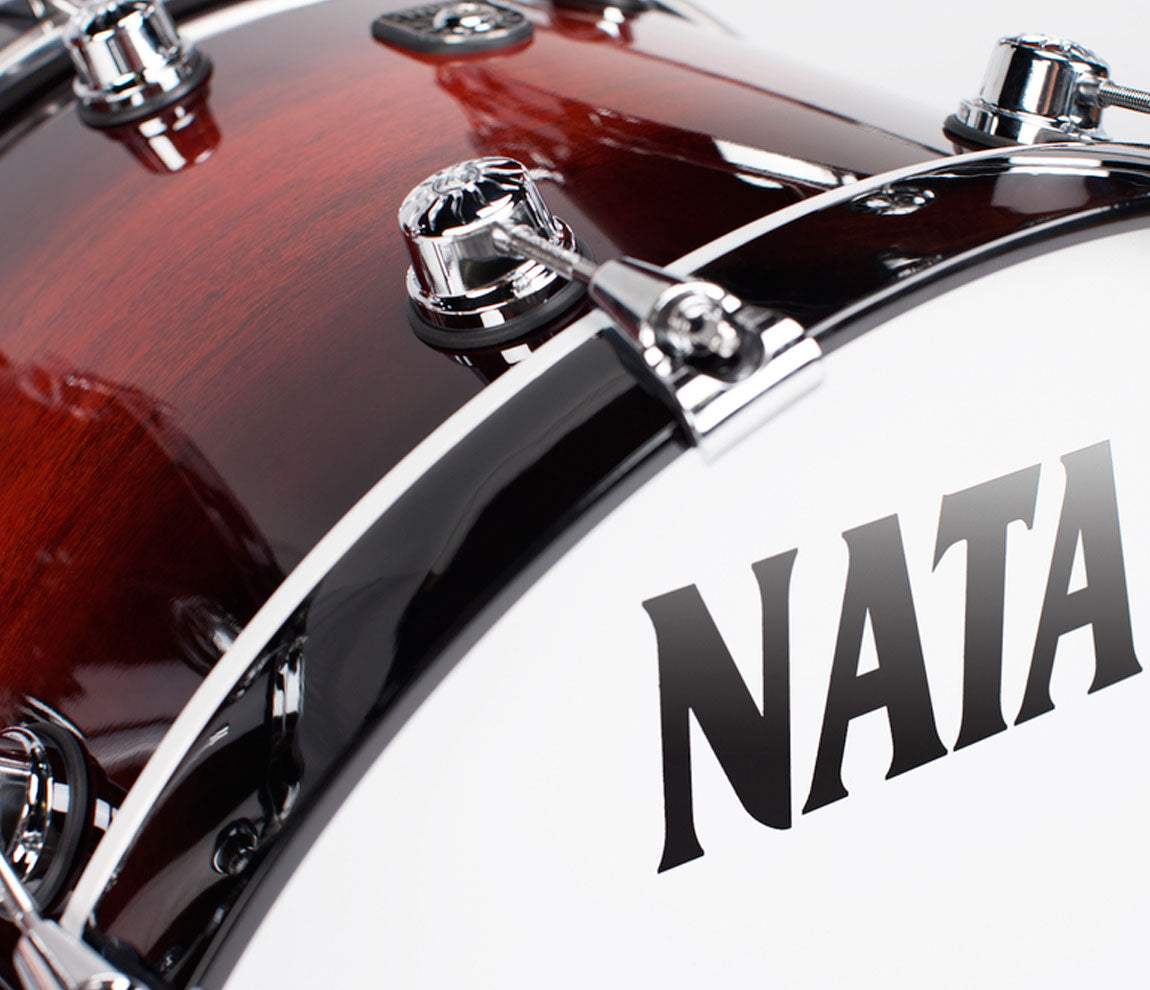 Natal Cafe Racer 4-Piece US Fusion 22" Shell Pack, Natal, Acoustic Drum Kits, US Fusion, Exotic