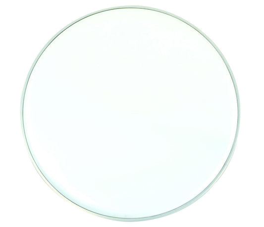 Custom Percussion 22" White Resonant Bass Drum Head with Control Ring, Custom Percussion, Bass Drum Heads, White, 22" E-Ring/Control Ring