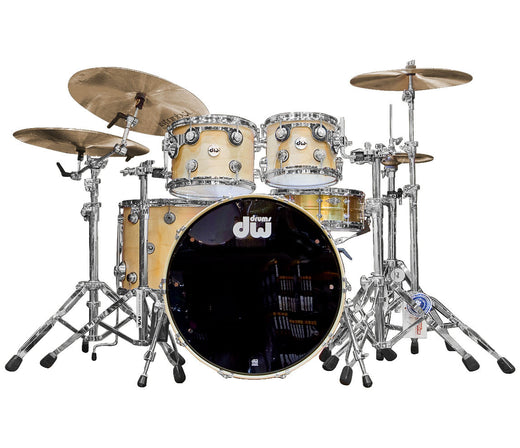 Drum Workshop Collectors Series 4-Piece Shell Pack in Natural Satin Oil