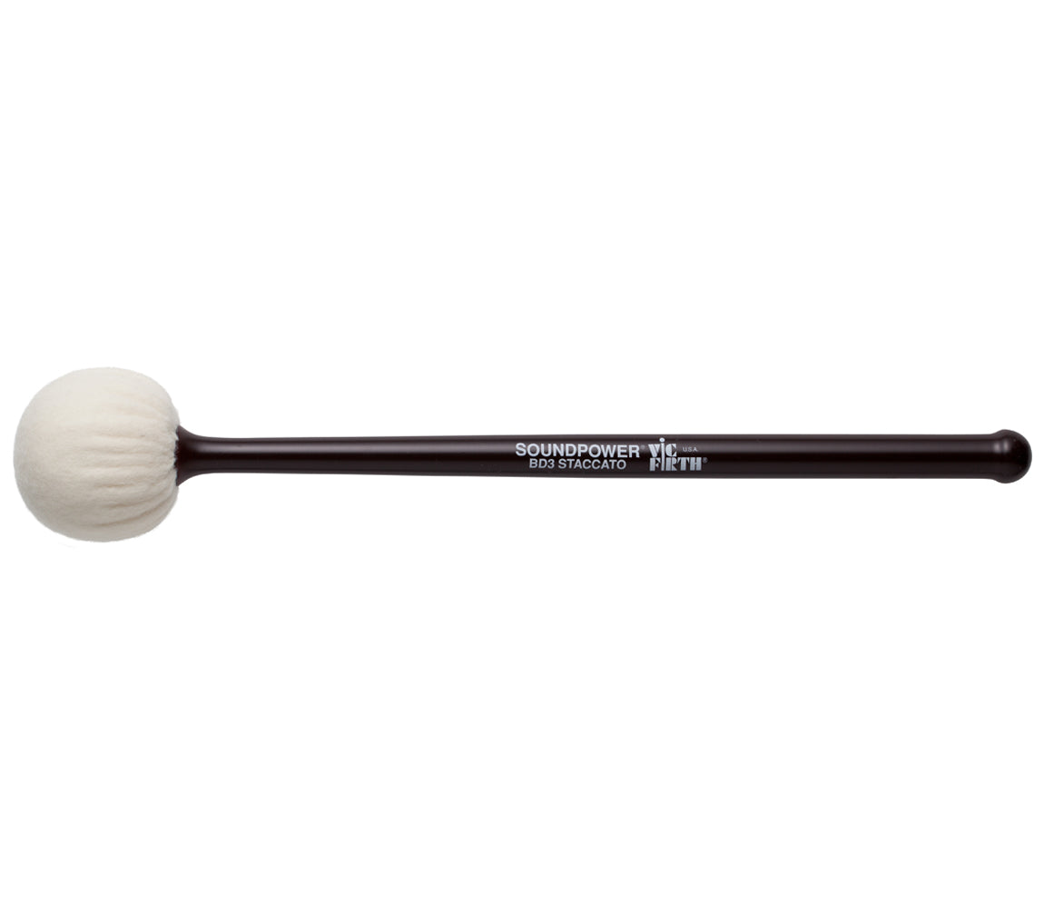 Vic Firth Soundpower® Bass Drum Beater – Staccato, Vic Firth, Beaters