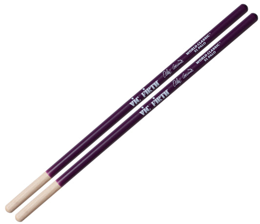 Vic Firth World Classic® -- Alex Acuña El Palo (Purple) Drumsticks, Vic Firth, Drumsticks, Hickory, Purple