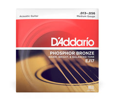 Daddario Phosphor Bronze Acoustic Guitar Strings - Medium