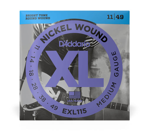 Daddario XL Nickel Wound Electric Guitar Strings -  Medium Blues/Jazz Rock, Daddario, Guitar, Not Drums
