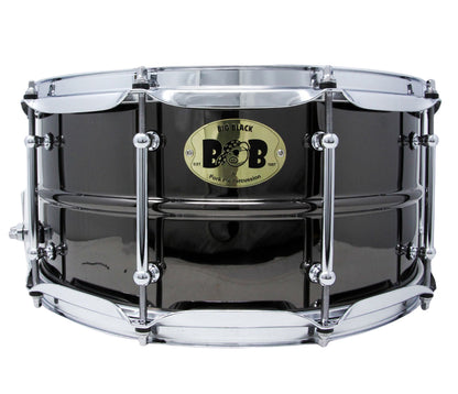 Pork Pie 14" x 6.5" Big Black Brass Snare drum