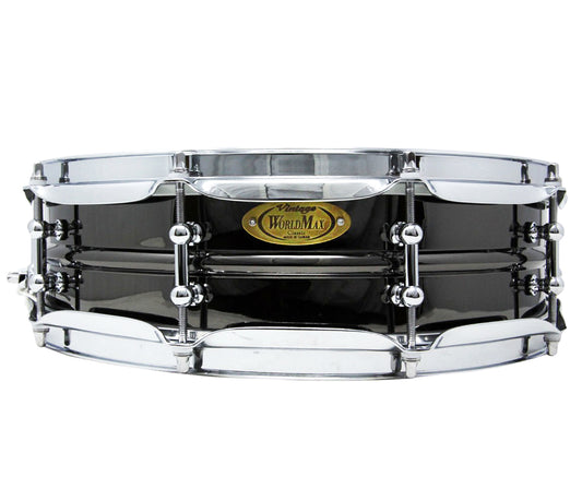 WorldMax 14" x 4" Black Brass Snare Drum