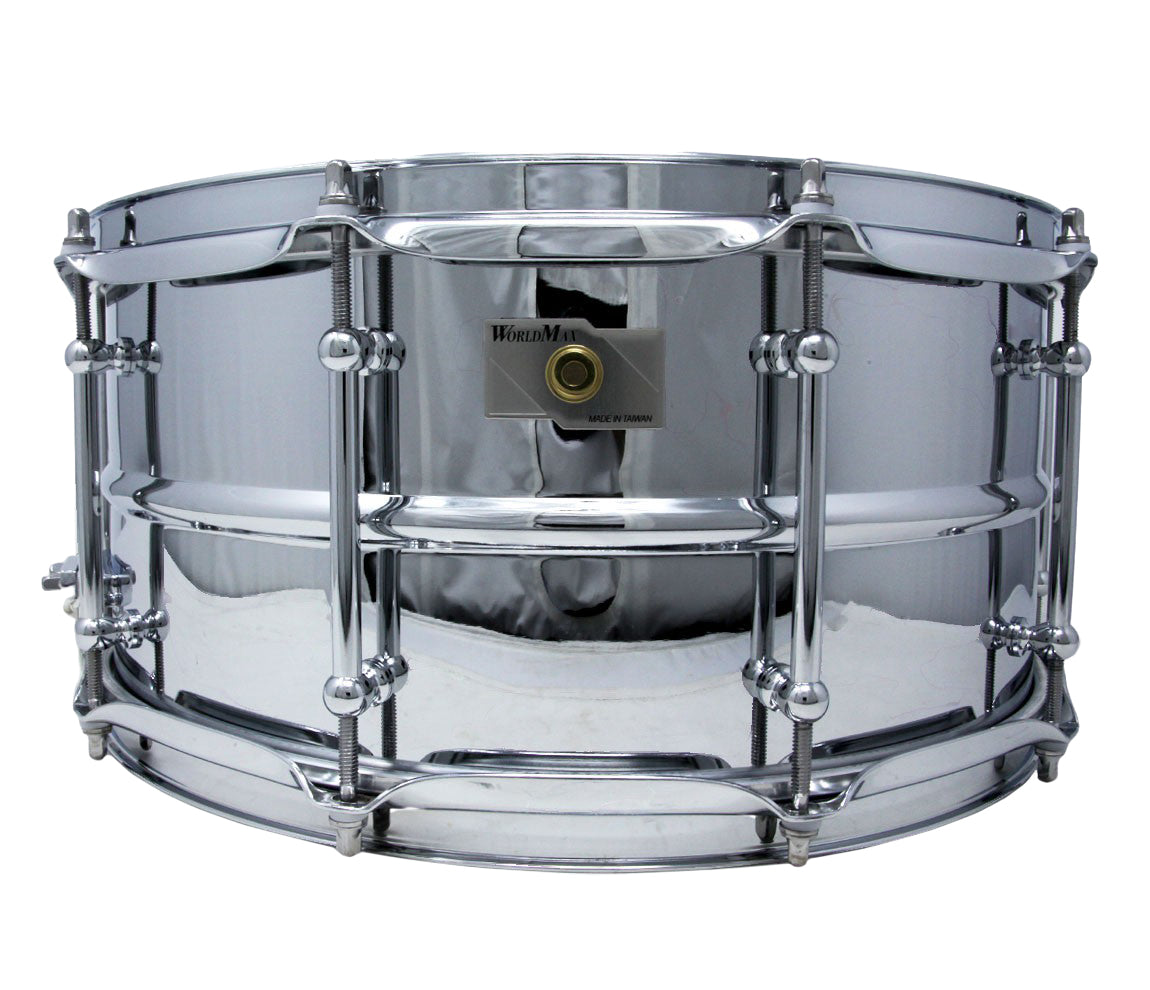 WorldMax 14" x 6.5" Steel Snare Drum